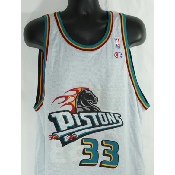 Detroit Pistons Grant Hill Champion Jersey XL - Picture 3 of 15